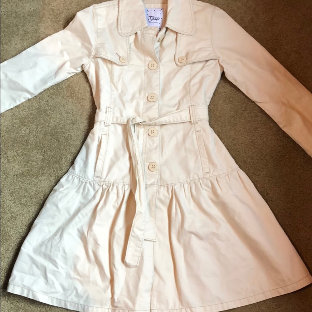 Girls Knee Length Gap Trench Coat